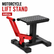 Adjustable Motocross Lift Stand Motorcycle Hydraulic Jack Dirt Bike 440Lbs Tool