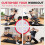 Adjustable Weight Bench Foldable Workout Bench 300KG 4