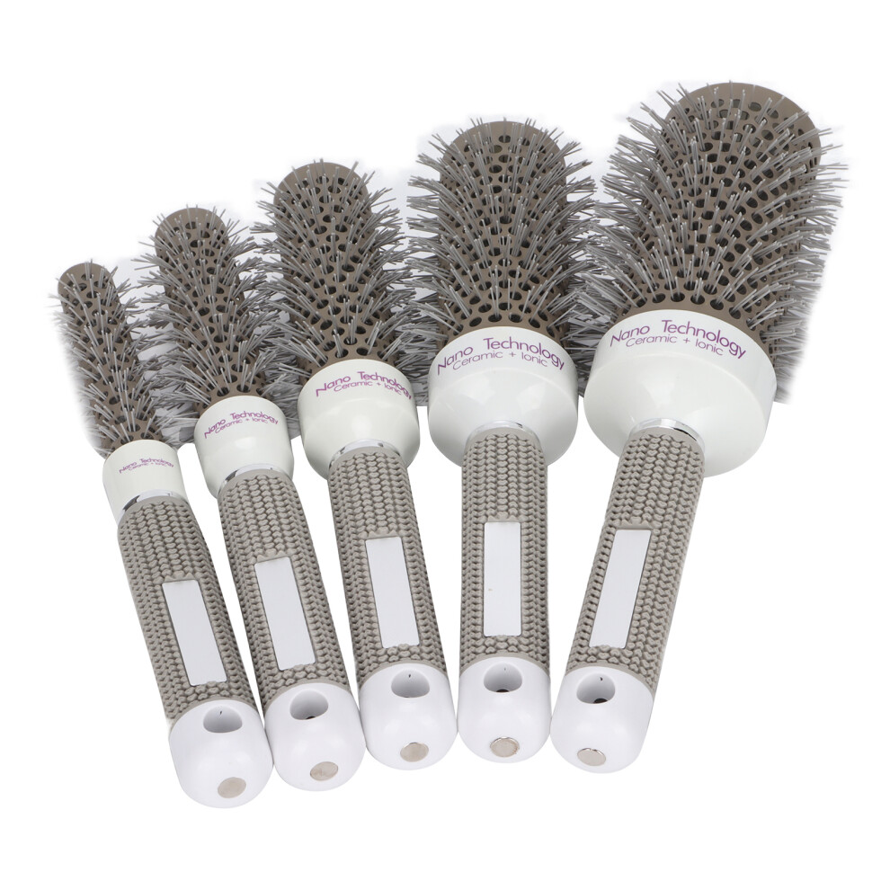 5pcs Heat Conductive Hairbrush Set for Curls