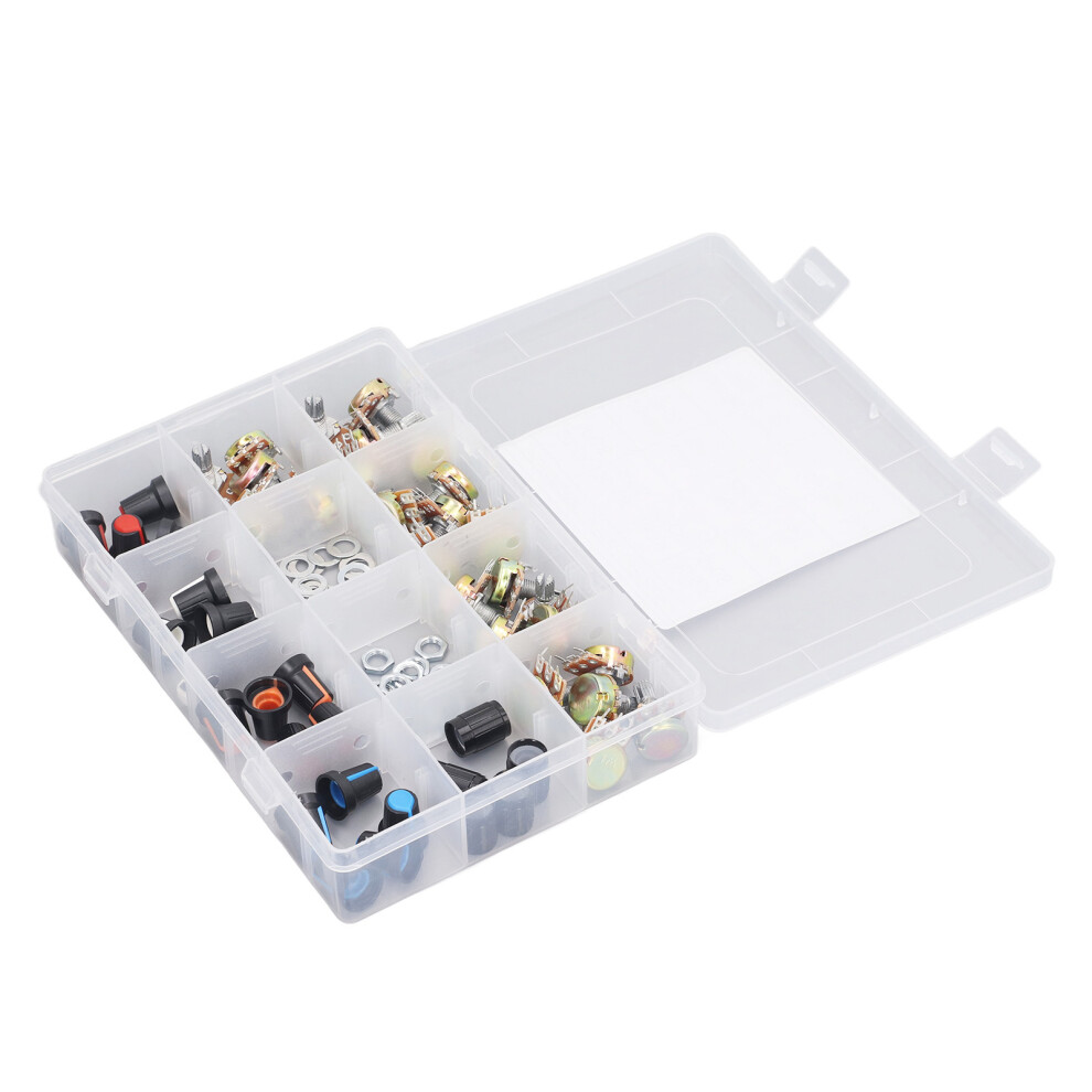 75Pcs Potentiometer Assortment B5K-B100K