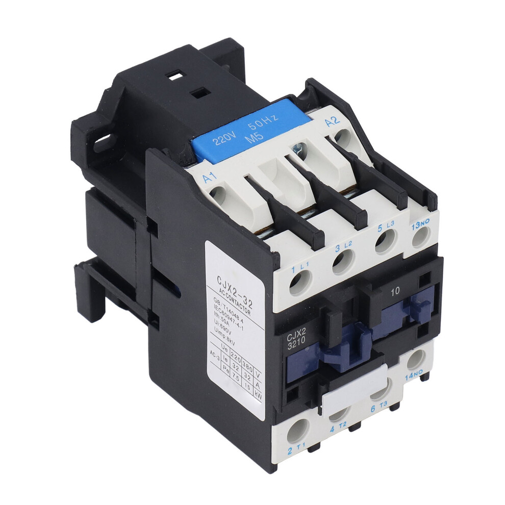 32A 220V AC Coil Contactor Normally Open CJX2-3210