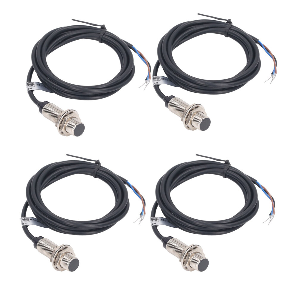 12mm Dia NPN Inductive Proximity Switch 4pc