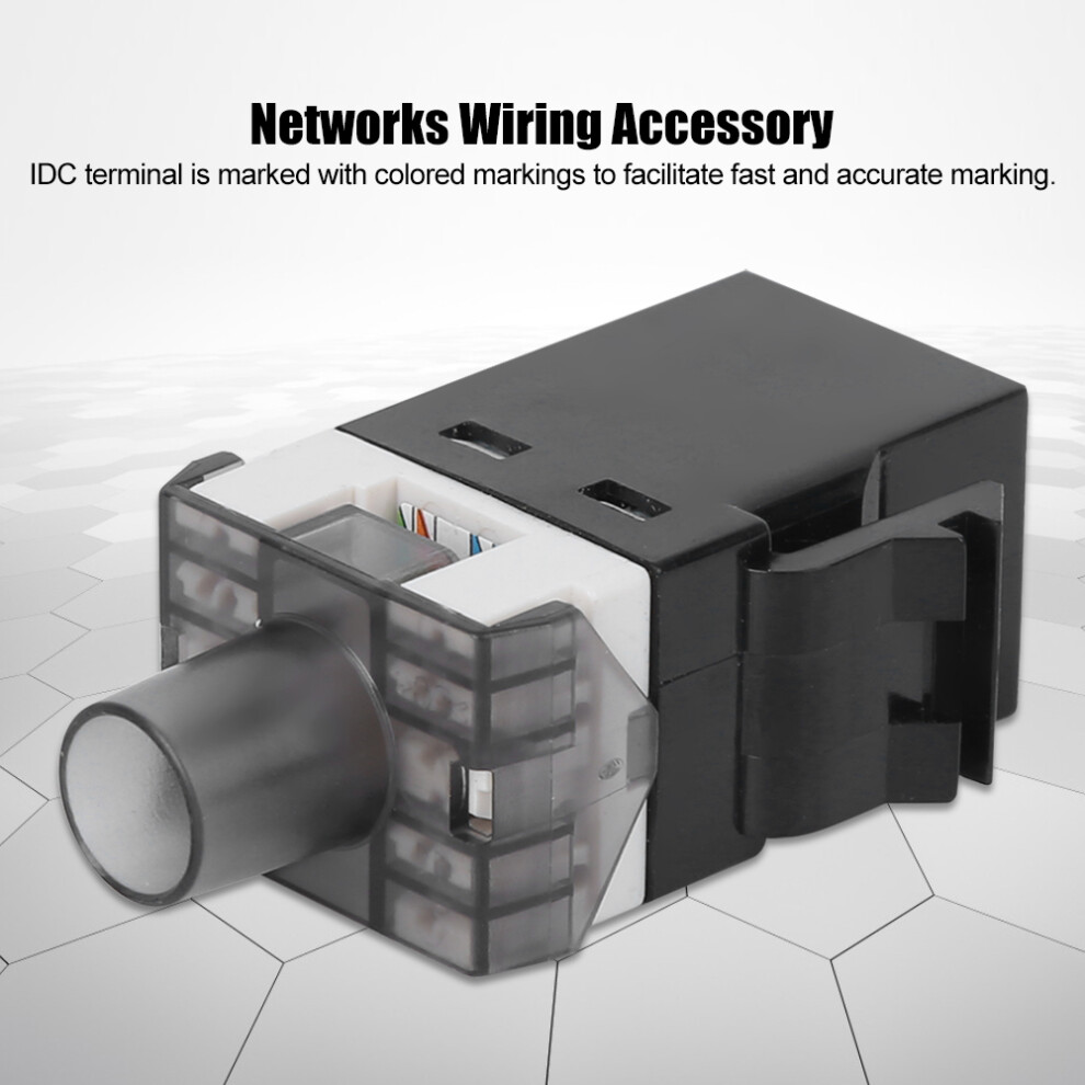 3x RJ45 Cat6 UTP Module 180 Degree