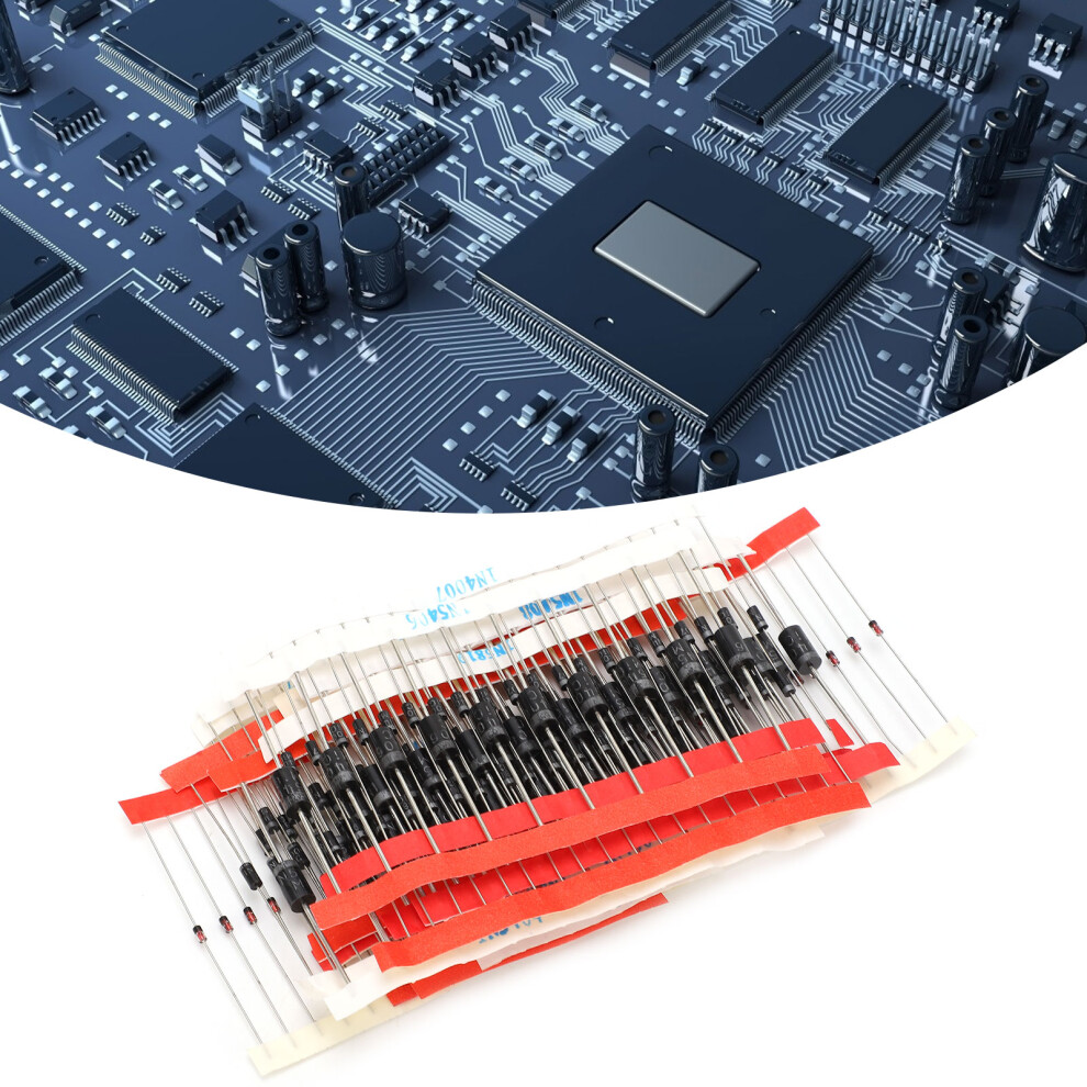 200 Piece Diode Assortment 14 Kinds Silver Alloy