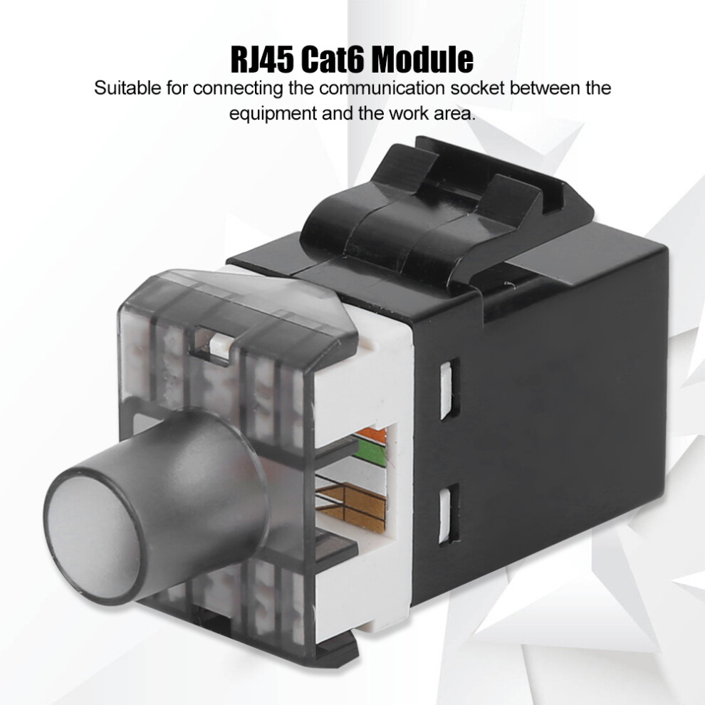 3x Cat6 UTP RJ45 180 Socket Module