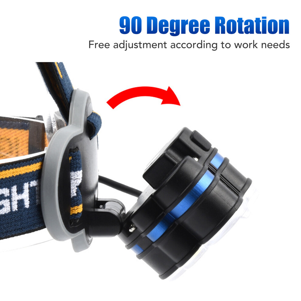 Usb Rechargeable 7 Core Work Head Long Light