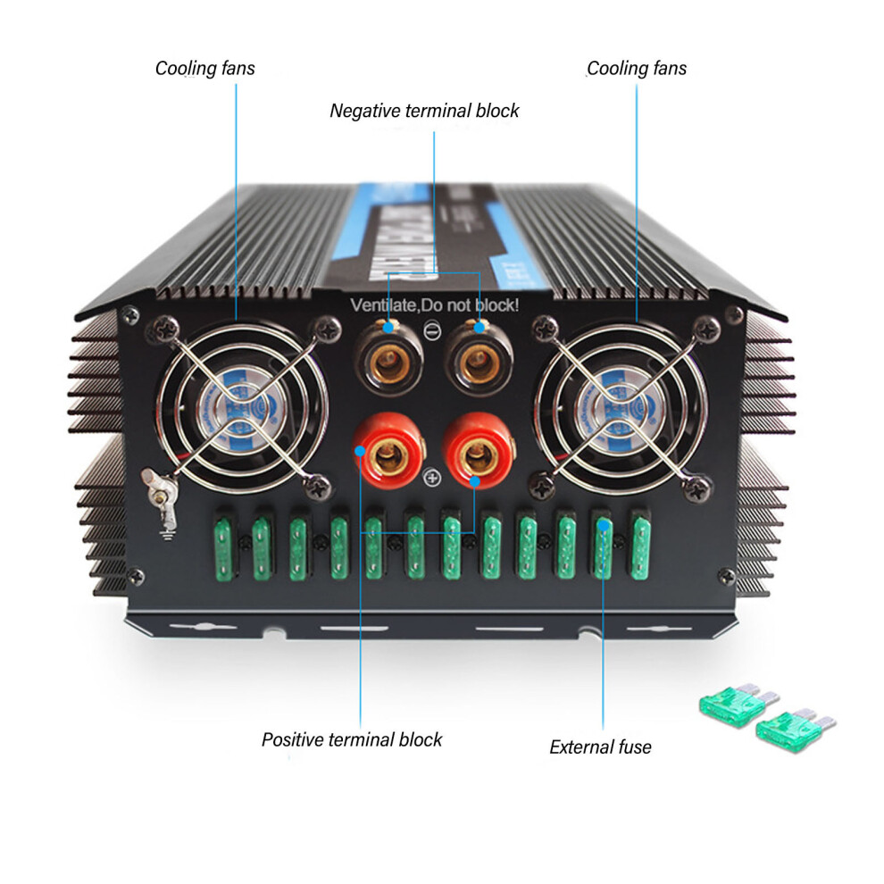 4000W Pure Sine Wave Inverter with Remote Control