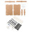 4.5V-5.5V 6-Bit Digital Circuit Clock Kit, Electronic Clock Teaching and Practical Training, Welding and DIY Parts 1