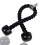 Bicepsrep Pull-Down Träning Triceps Spännrep Gym Träningsutrustning Tillbehör 70CM Dubbeländrep 1