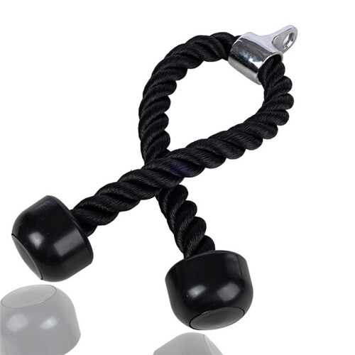 Bicepsrep Pull-Down Träning Triceps Spännrep Gym Träningsutrustning Tillbehör 70CM Dubbeländrep