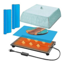 Adjustable Heated Leveling Board for Epoxy Resin Curing, Self-Leveling Table 16.5x11 Inch hwy