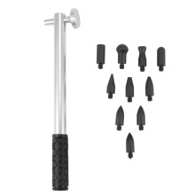 Auto Body Dent Repair Tools, Aluminum + Rubber Paintless Dent Repair Hammer, Dent Removal Tap Down Tools, DIY Knockdown Hammer for Car Hail Damage