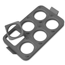 Silicone Egg Rings for Frying Eggs, Silicone Pancake Mold , Nonstick Silicone Egg Molds, Detachable, Edition 2709