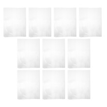 10St Flexibele Transparante Notebook Cover Van PVC Met Matte Afwerking