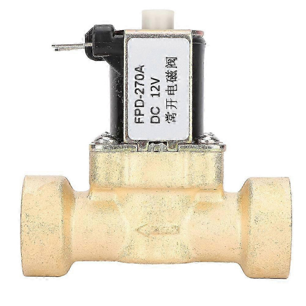 G1/2" Female Thread Normally Open Brass Solenoid Electromagnetic Valve (Dc12v) Szrh A-J 6900003539108
