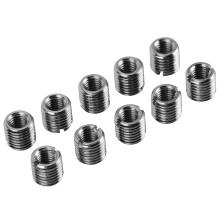 10Pcs Thread Repair Nut Stainless Steel Hardware Accessories M8 x 1.25 M12 x 1.5 12MM