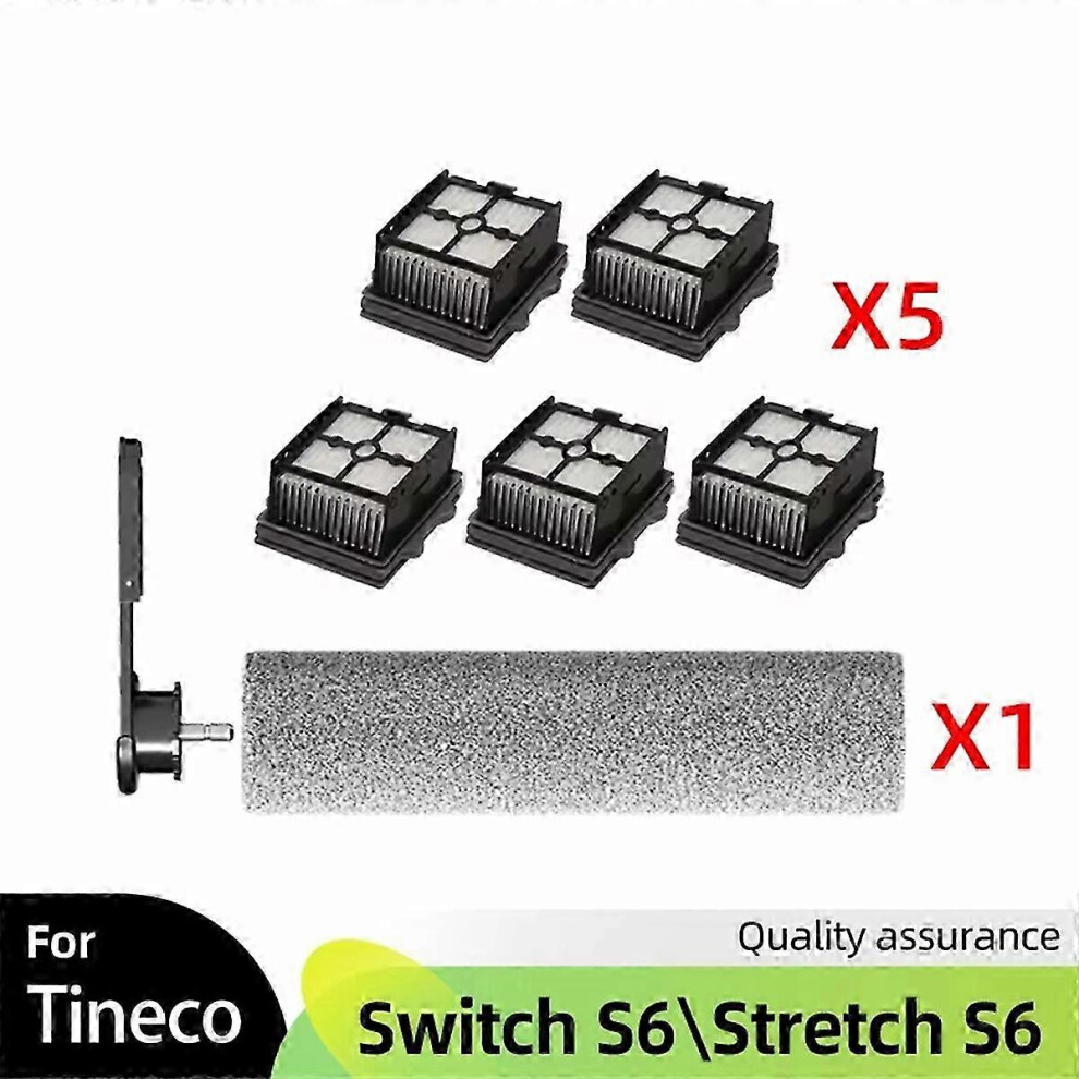 For Tineco Floor One Switch S6/Stretch S6 Part Wet Dry Vacuum Cleaner Consumable Roller Brush Hepa F Edition 0718 6900003543198