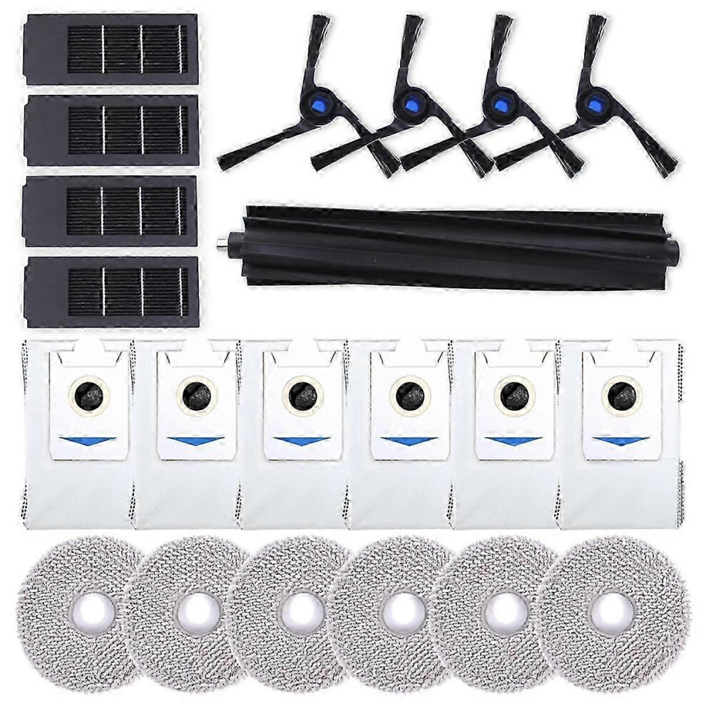 For Deebot X2 Omni Robot Vacuum Main Side Brush Hepa Filter Mop Cloth Dust Bags Accessoriesas Shown Szrh 6900003544966