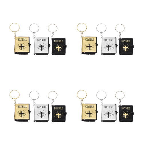 12Pièces - Bible Miniature Multi Usage Pour Souvenirs Et Foi