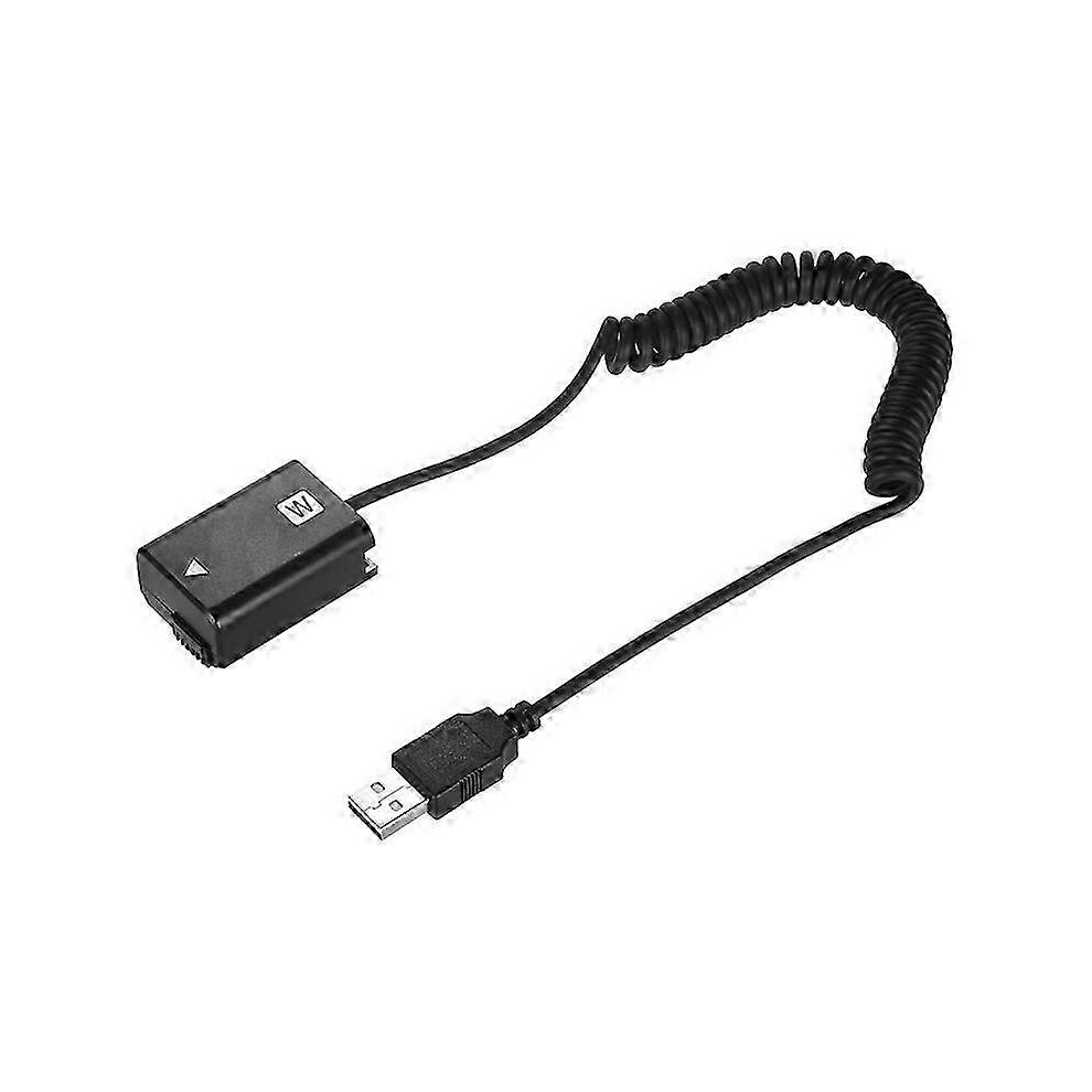 Np-Fw50 Dummy Battery Spring Usb Charging Cable For Sony A7 Coupler Edition D 6900003546892