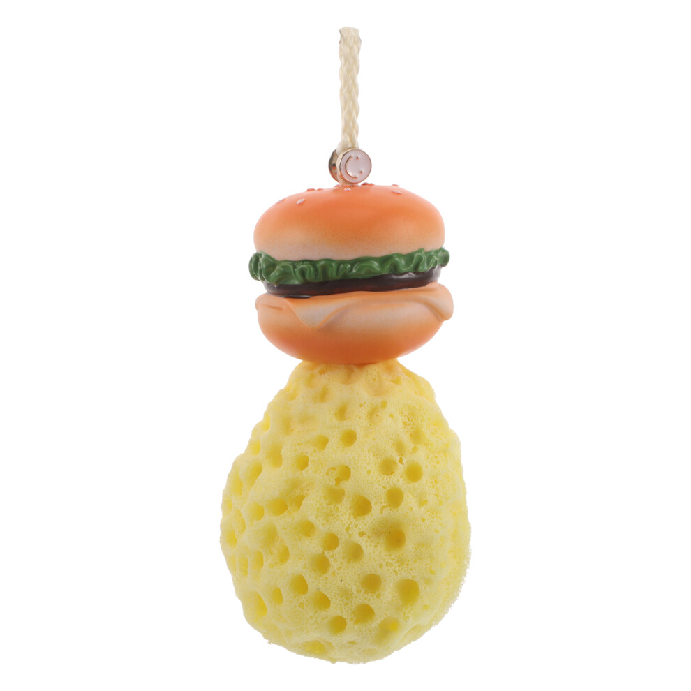 Artibetter Yellow Honeycomb Face & Body Sponge Soft Bath Sponge For Men Women