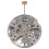 Silver Copper Automatic Skeleton Watch Movement for DIY Repairs 1
