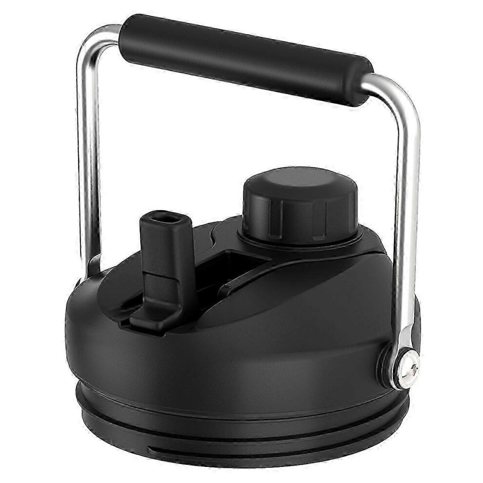 Rambler Replacement Lid Large Chug Spout and Leakproof Flip StrawBlack SZRH