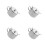 4Pcs Stainless Steel Sugar and Salt Container Set for Kitchen 1