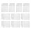 10Pcs Clear PVC Reusable Notebook Covers with Flexible Fit for Books 1