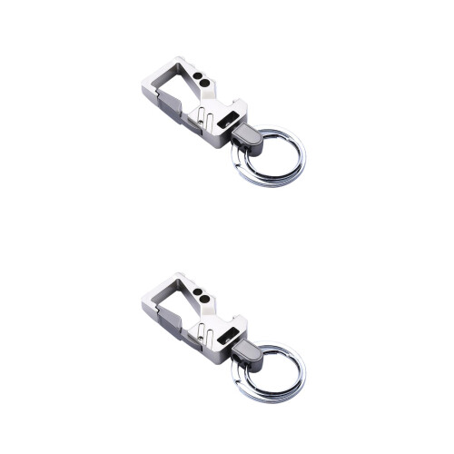 2Stk Schlüsselhalter Mit Flaschenöffner Langlebig Silber Metall