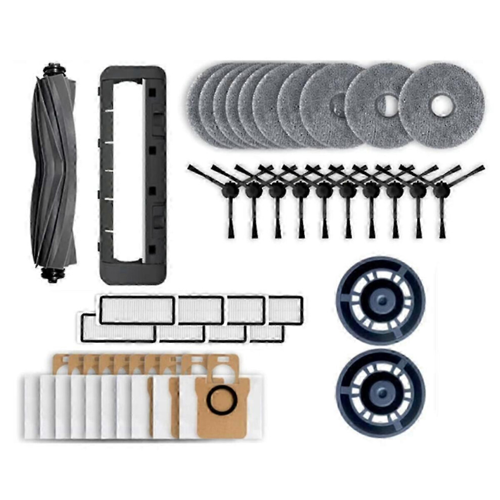 42Pcs For Bot L20 Ultra / X20 Pro Robot Vacuum Replacement Parts Kit Main Side Brush Hepa Filter Mop Edition 1031 6900003546953