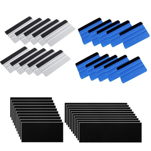 20 Pack Vinyl Wrap Squeegee 4 Inch / 6 Inch   Squeegee Window Film Squeegee Decal Applicator Scraper Tool
