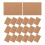 100Pcs Brown Kraft Cardboard Sheets Durable Chipboard for DIY Projects 1