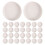 Flat White Paper Cup Lids with Straw Hole for Cafe and Bar Use 1