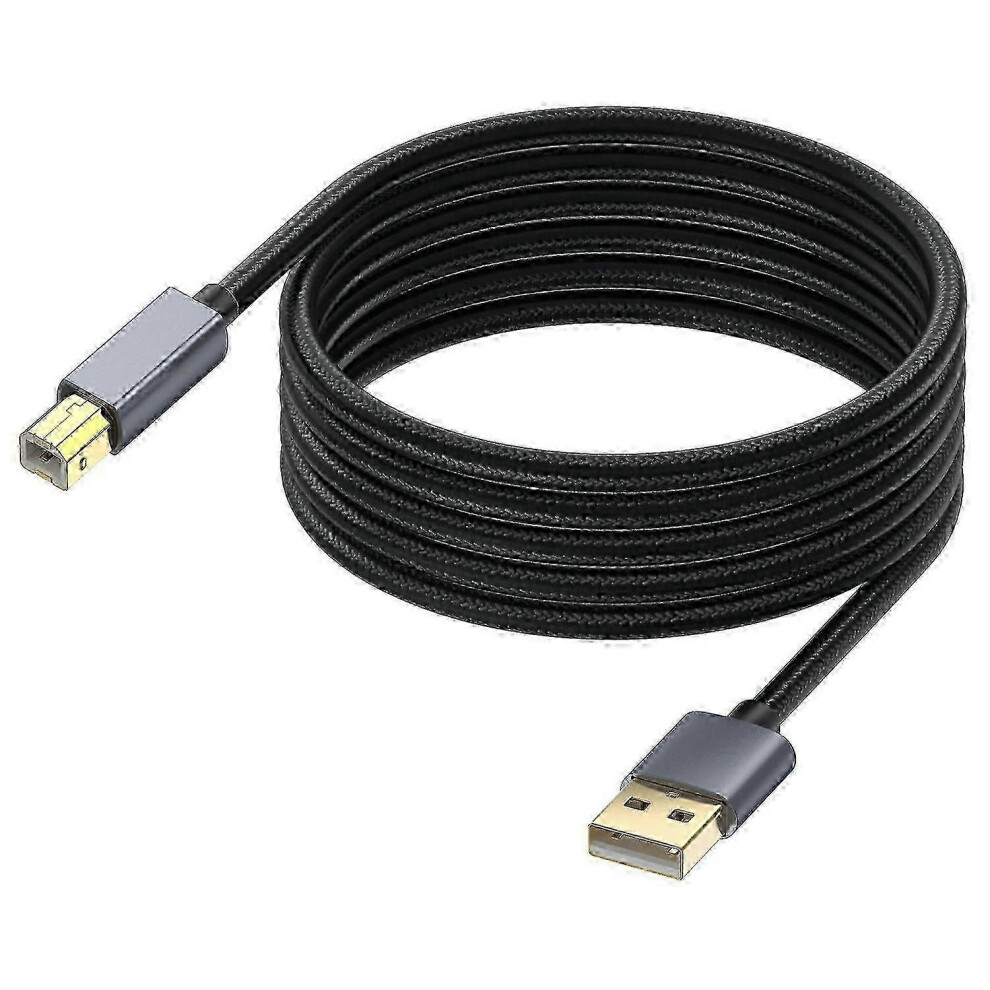 Usb Printer Cable 10M Usb 2.0 Type A Male To B Male Scanner Cord High Speed For Hp, Canon, Dell, Epsedition 1028 6900003547462