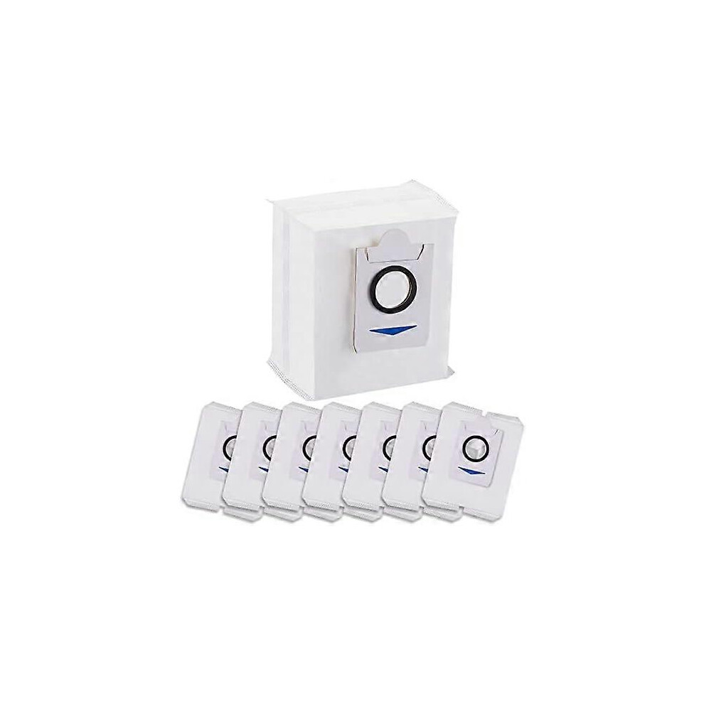 8-Piece Vacuum Cleaner Bag Accessory Set For Ecovacs Deebot T10 Plus/Ecovacs Deebot X1 Plus Robot Suction Station, 3.2L Large Capa 6900003548629