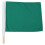 Green Visibility Hand Flag Durable for 1