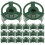 Plastic Flower Holder Vase Insert with Stable Stem Support Green 1