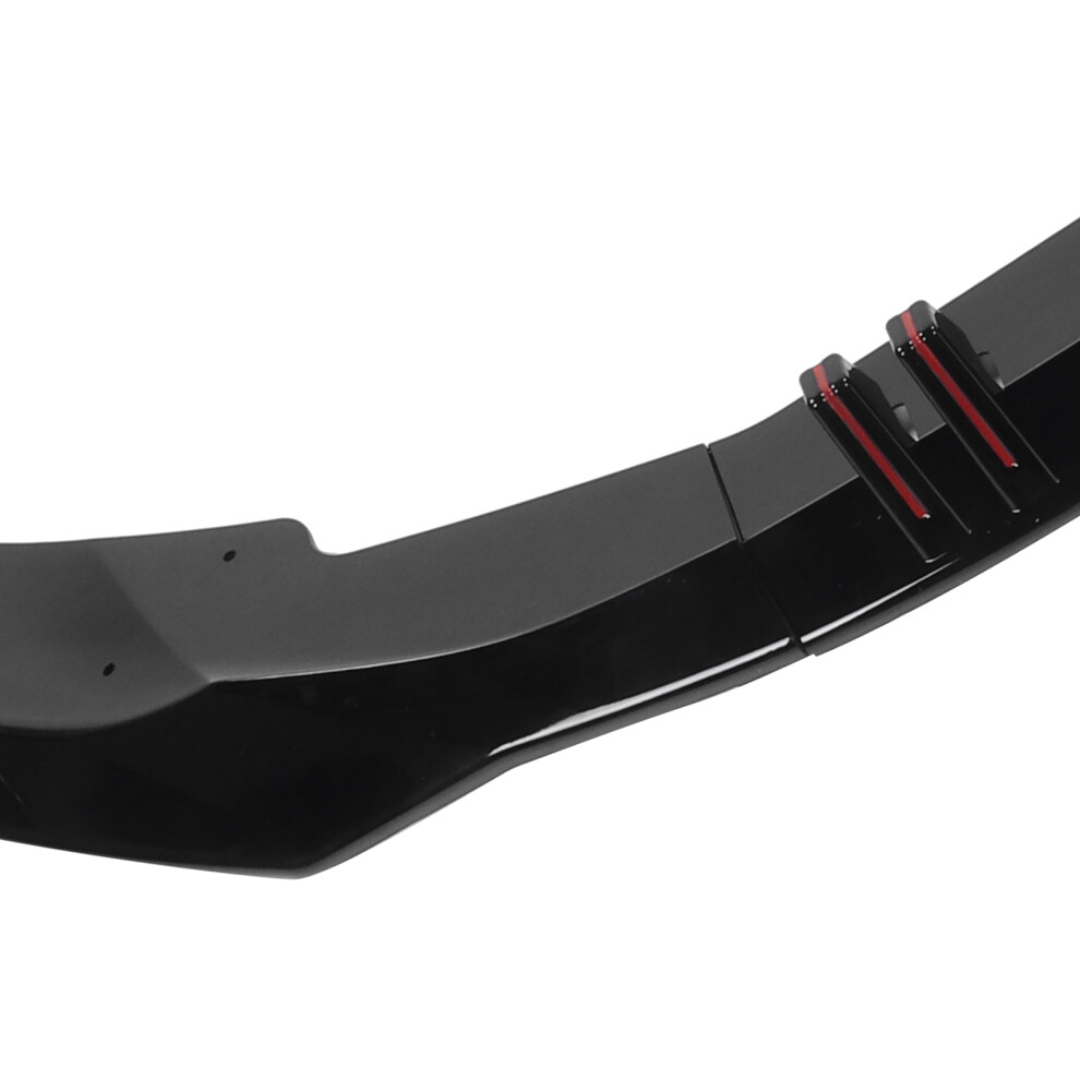 3Pcs Front Diffuser Spoiler For A4 B9 2020-2021 7340572569417