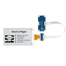5-Inch E-Paper/E-Ink-Display, 960 X 552 Zwart-Wit, SPI-Interface, Gebaseerd op de 40-Pins GPIO-Header van de voor Raspberry Pi