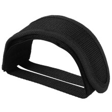 Soldat Fixed Gear Fixie BMX Bike Cykel Anti-Slip Dubbla SjäLvhäFtande Remmar Pedal Toe Clip Strap BäLte Svart