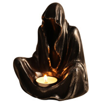 Candle Holder Halloween Horror Gothic Candle Holder Gothic Spooky Tea Light Horror Candle Holder Black