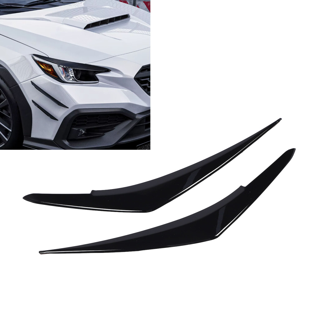 2Pc Headlight Eyebrow Cover For Wrx Sti Vb 2022 7340572564320