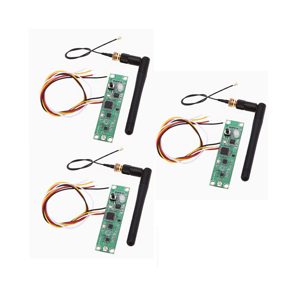 3Pcs 2.4G Wireless Controller Dmx512 Transmitter Receiver 2 In 1 Pcb Module With Antenna For Built-In Diy Stage Light 6034197971465