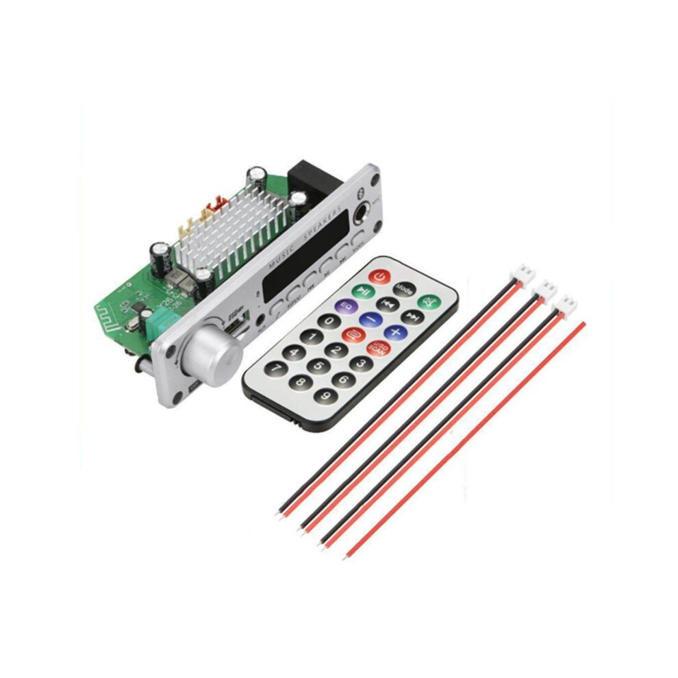 2X100w 12V Amplifier Audio Player 5.0 Mp3 Decoder Board With Usb/Tf/Fm Radio Recording Call For Car Audio Diy 4711415729030