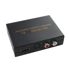 -Kompatibler Audio-Extraktor 5.1-Kanal 2.0-Kanal HD-Audio-Extraktor Splitter HD zu Audio-Extraktor Optischer TOSLINK SPDIF+L/R