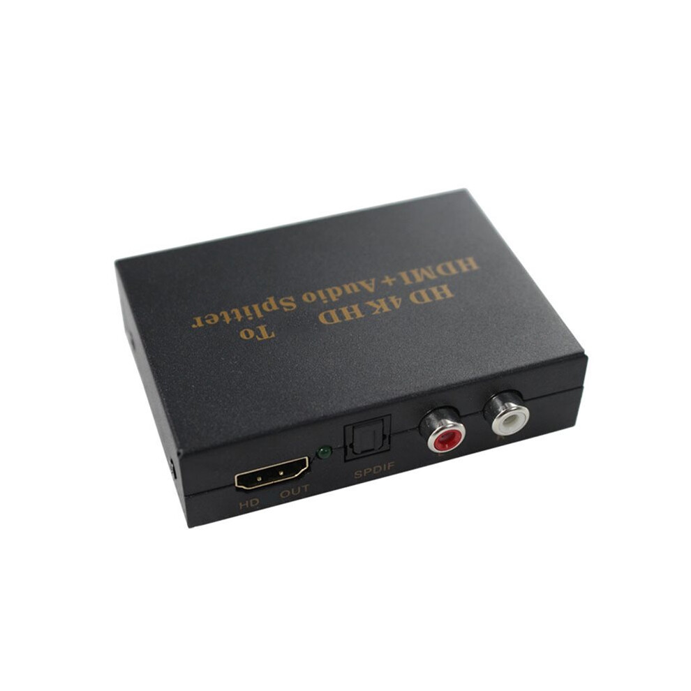Compatible Audio Extractor 5.1Ch 2.0Ch Hd Audio Extractor Splitter Hd To Audio Extractor Optical Toslink Spdif+L/R 4714194565943