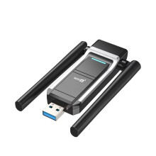 EP-AX1693S WiFi6 AX1800 USB 3.0 Wireless WiFi Adapter High Gain Dual Antenna Stronger Signal 5GHz/2.4GHz WiFi Adapter