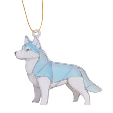 Seasonal Acrylic Dog Light Catcher Perfect For Holiday-hoarse