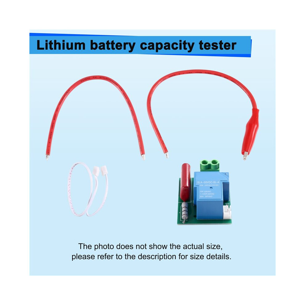 New Lithium Battery Capacity Tester, Rv Battery Power Display, Electric Vehicle Voltage And Current Meter, Coulomb Meter 6033420786968